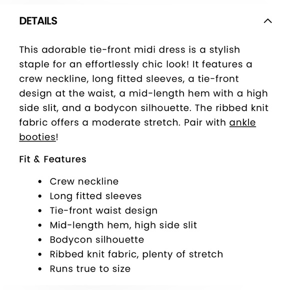 Windsor Brown Stylish Staple Tie-Front Midi Dress - Picture 5 of 5